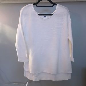 Oversized cream sweater